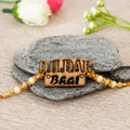 Designer Wooden Dildar Bhai Rakhi Kafalo