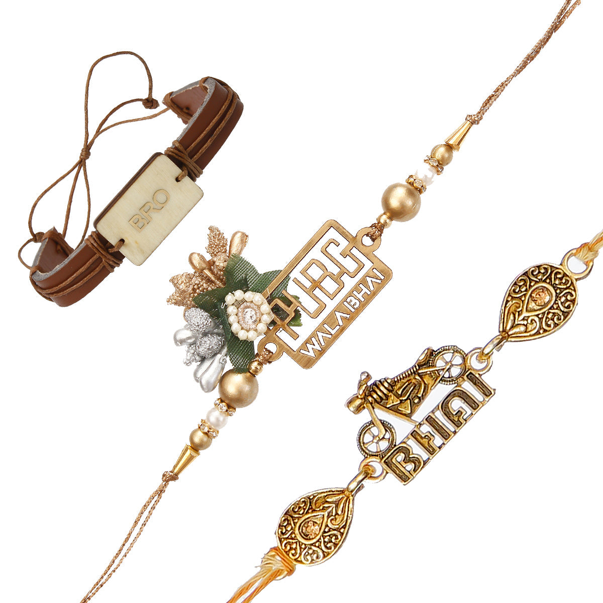 Pack of 3 Rakhis Kafalo