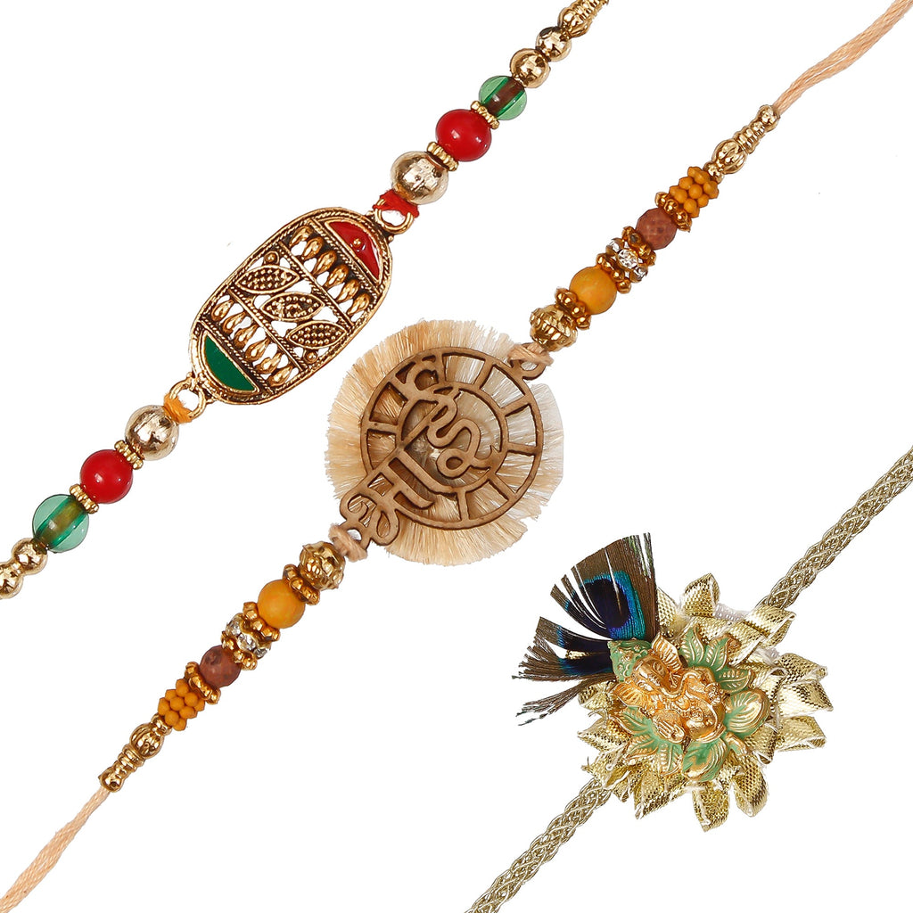Pack of 3 Rakhis Kafalo