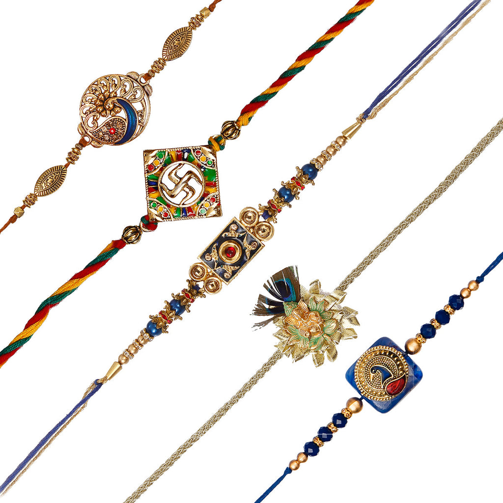 Pack of 5 Rakhis Kafalo