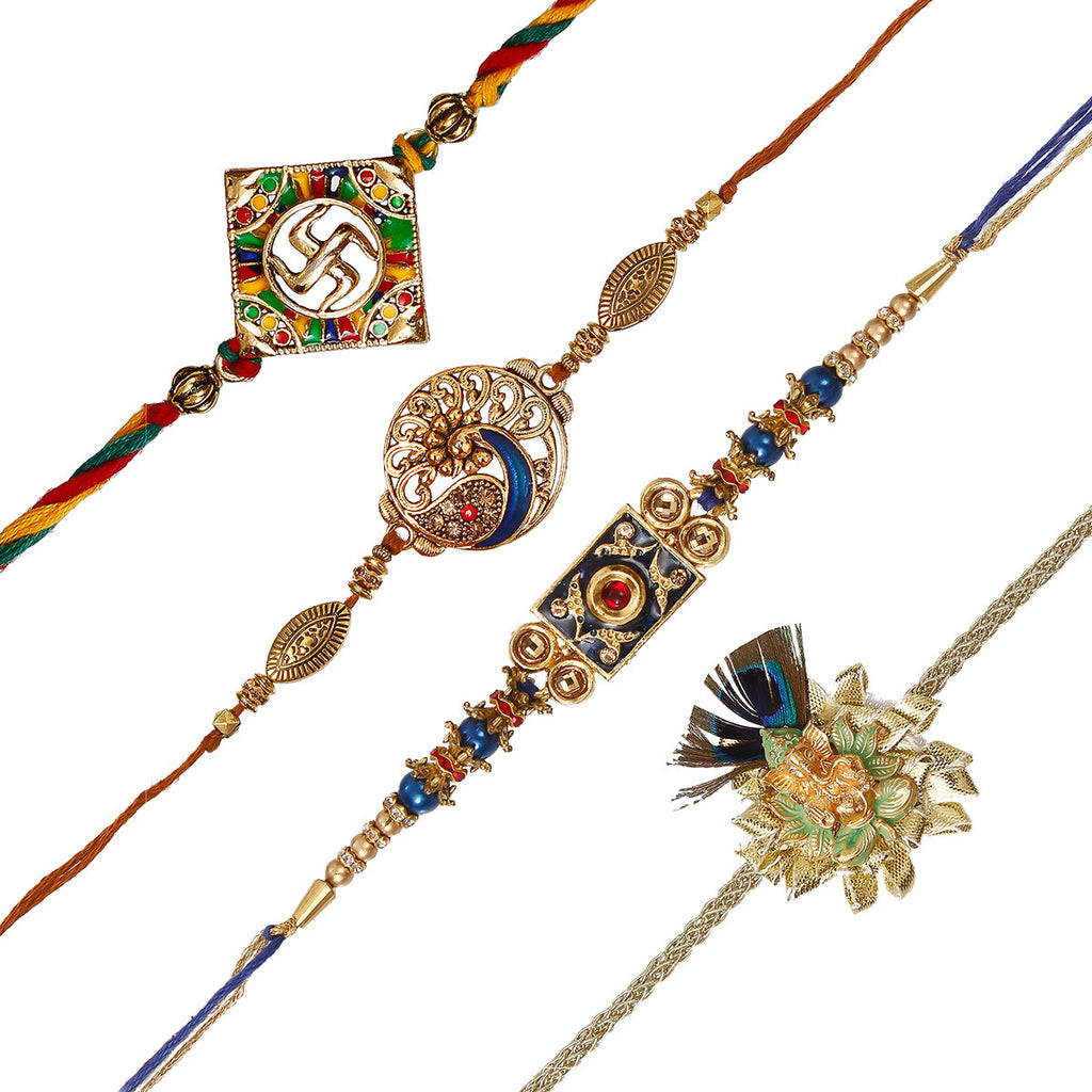 Pack of 4 Rakhis Kafalo