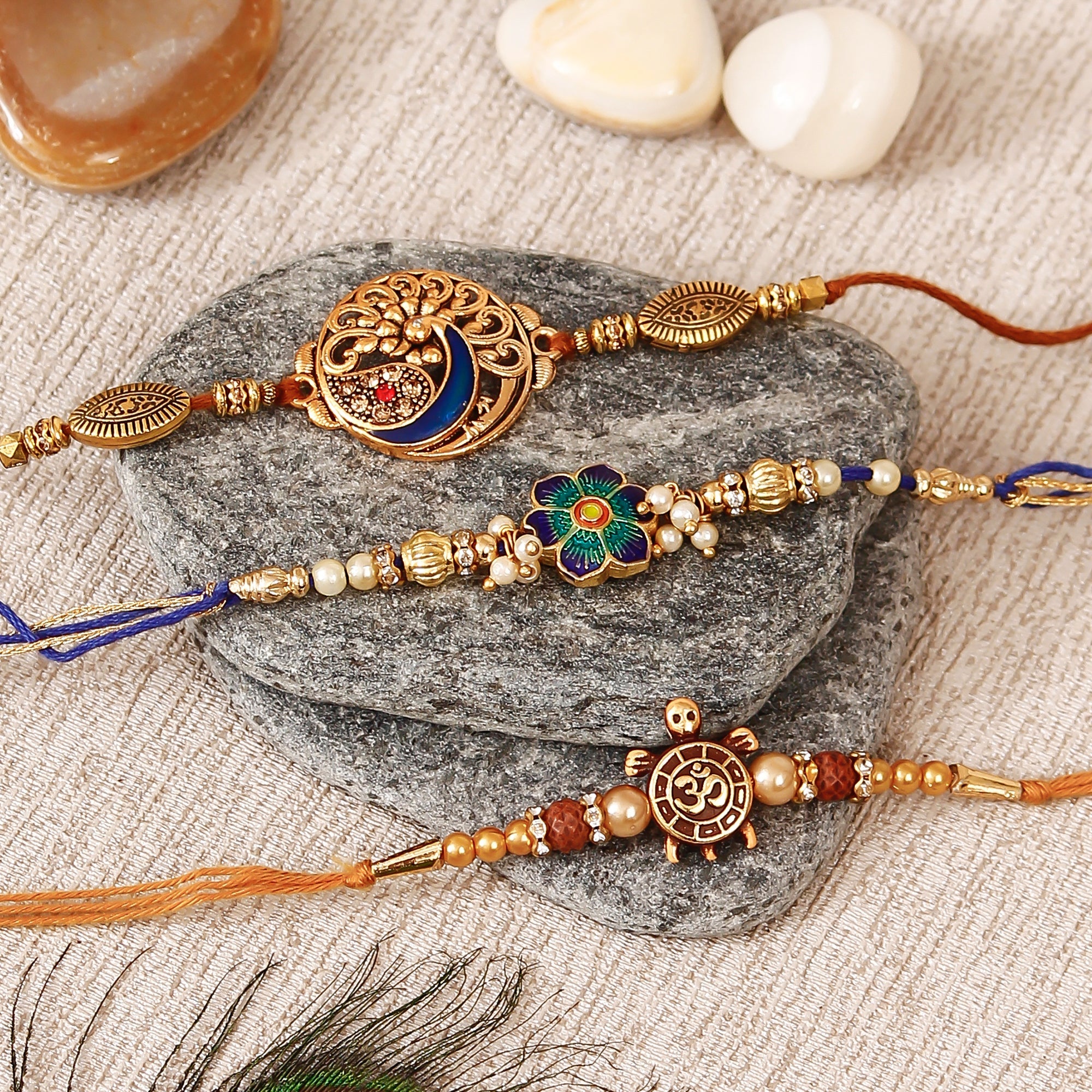 Pack of 3 Rakhis Kafalo