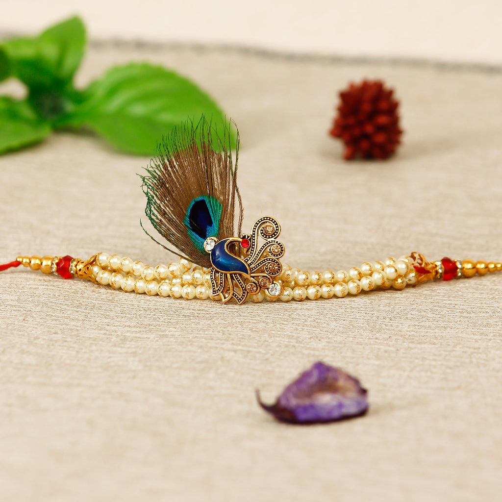 Designer Pearl Morpankh Rakhi Kafalo