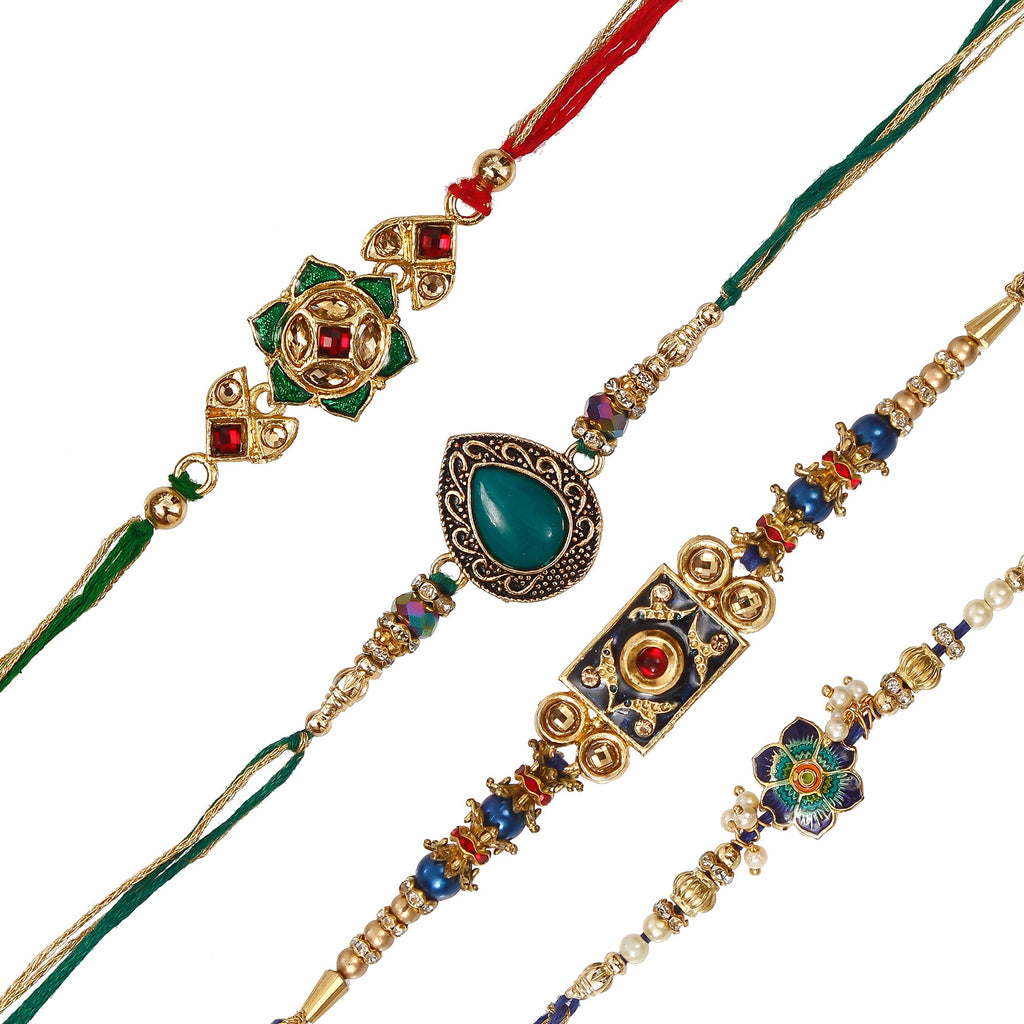 Pack of 4 Rakhis Kafalo