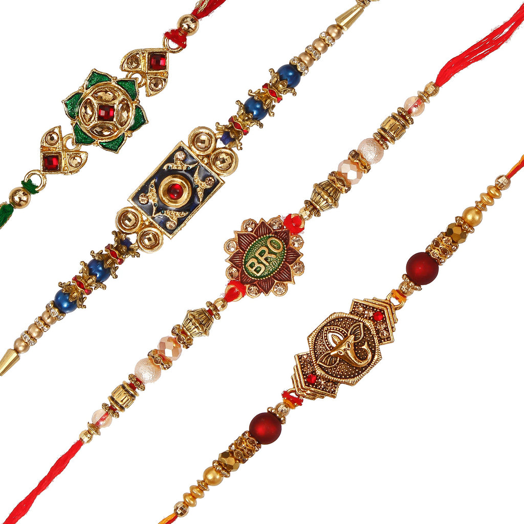 Pack of 4 Rakhis Kafalo