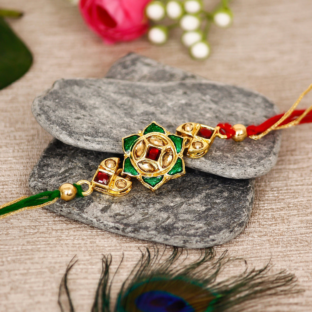 Designer Kundan Rakhi Kafalo