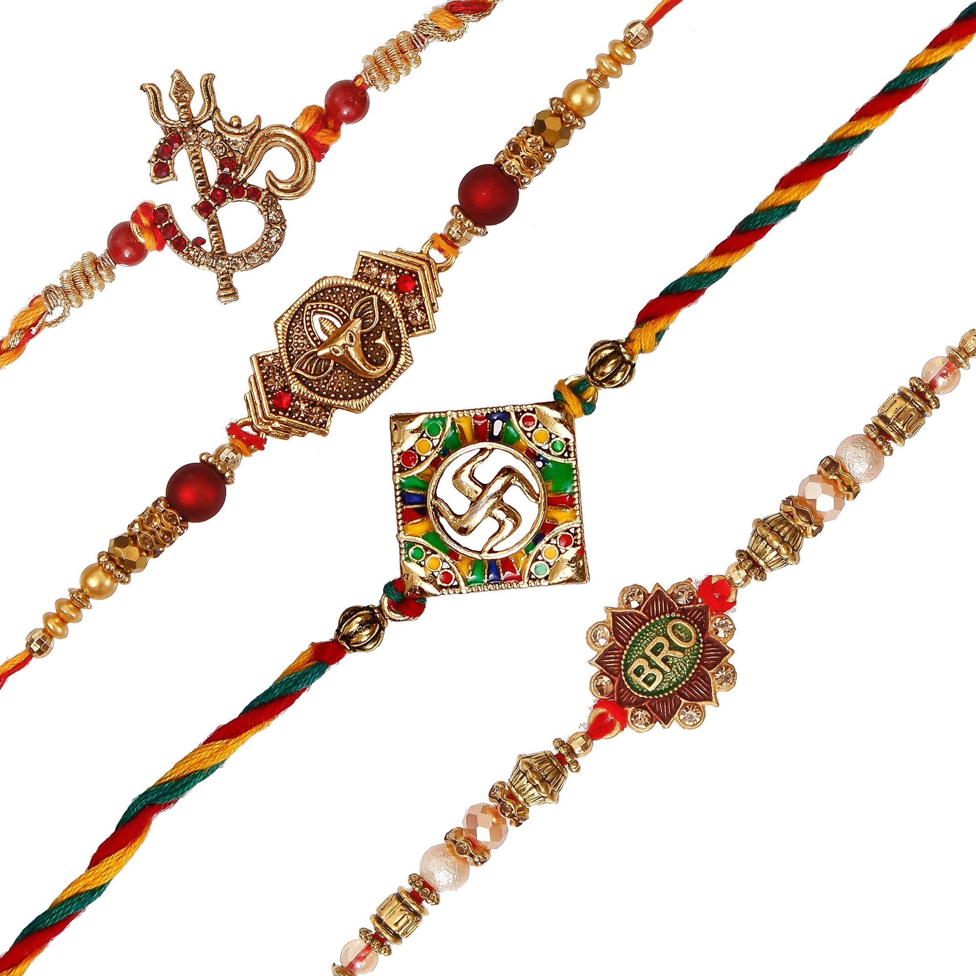 Pack of 4 Rakhis Kafalo