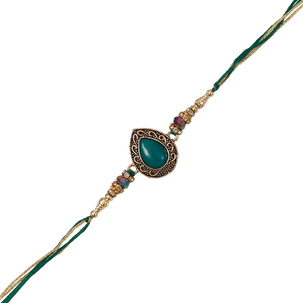 Designer Stone Rakhi Kafalo