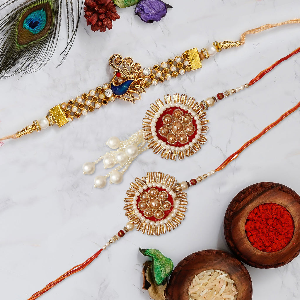 Pack of 3 Rakhis Kafalo