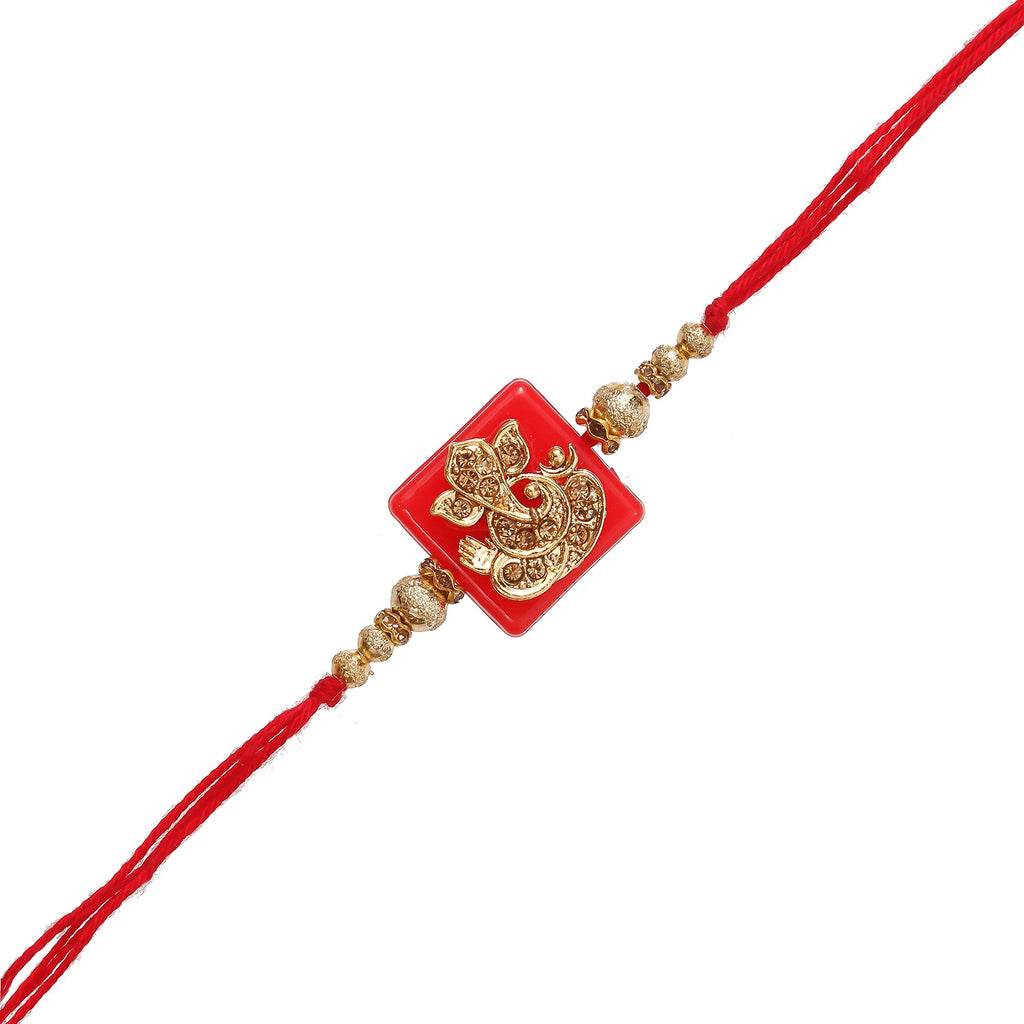 Designer Religious Ganesha Rakhi Kafalo