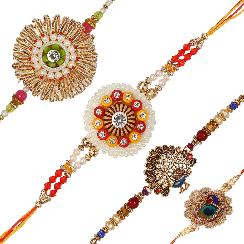 Pack of 4 Rakhis Kafalo