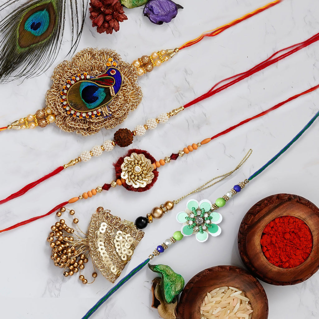 Pack of 5 Rakhis Kafalo