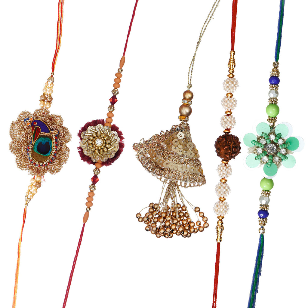Pack of 5 Rakhis Kafalo