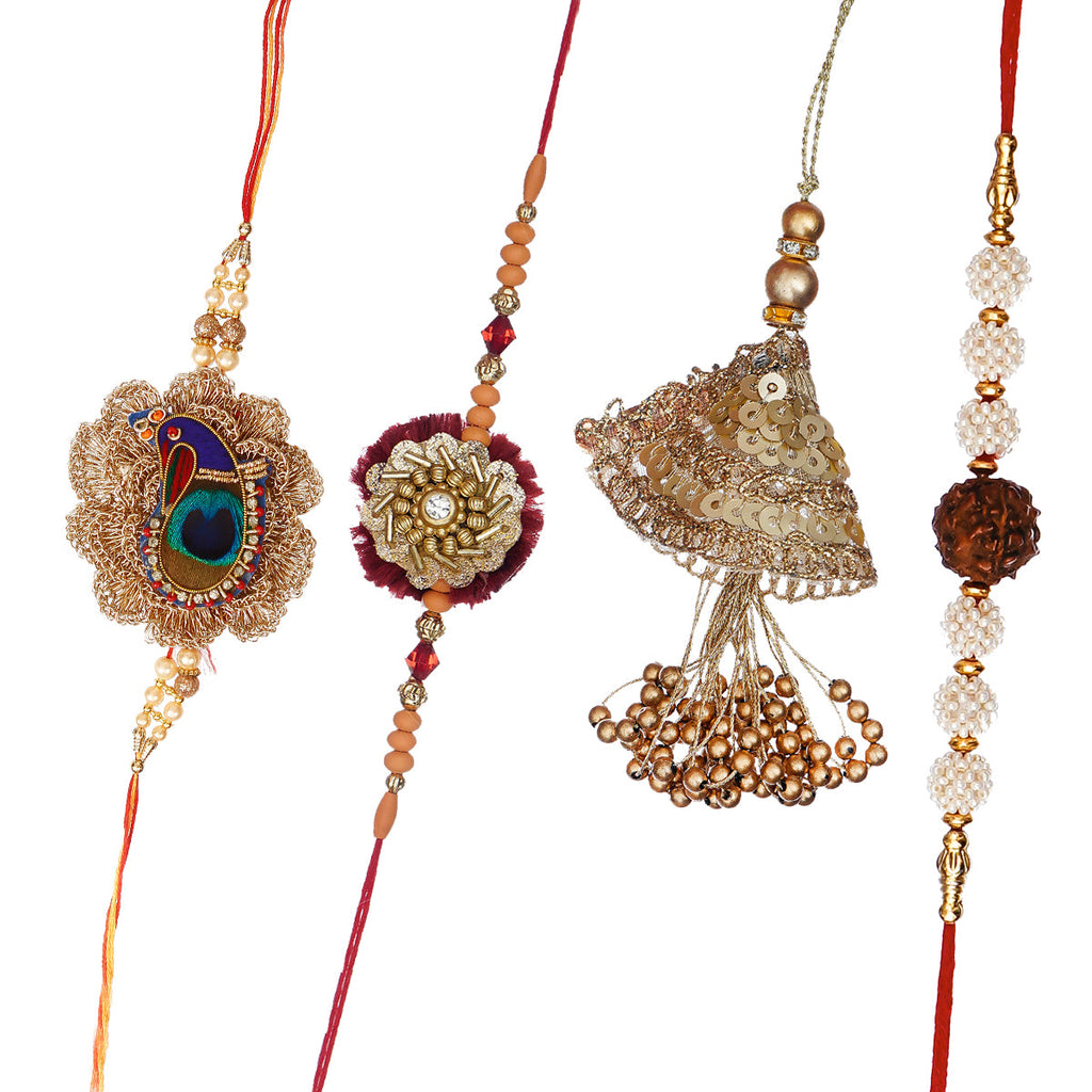 Pack of 4 Rakhis Kafalo