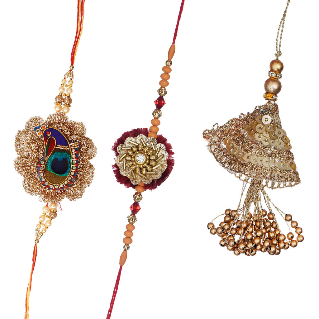Pack of 3 Rakhis Kafalo