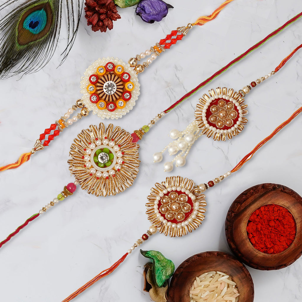 Pack of 4 Rakhis Kafalo