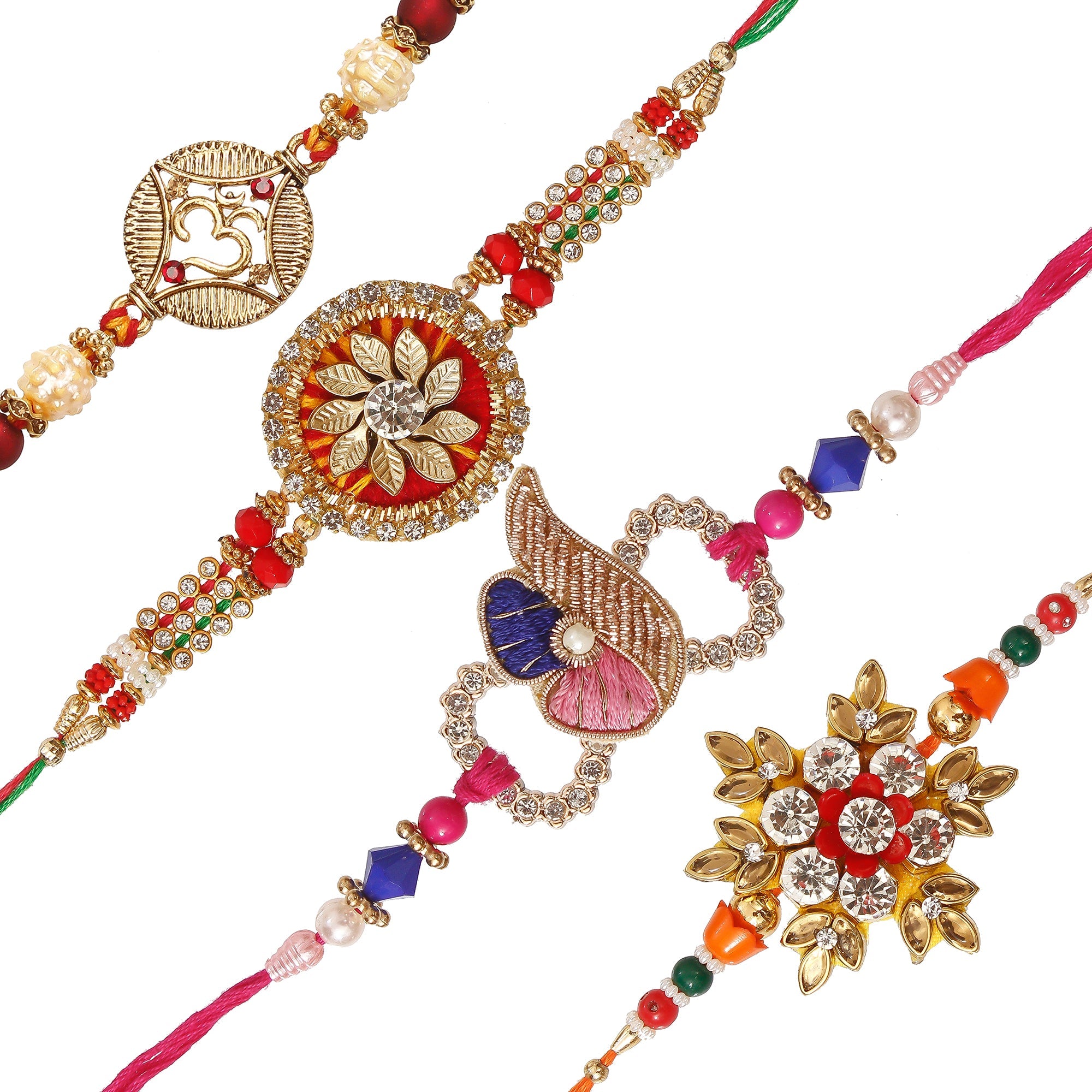 Pack of 4 Rakhis Kafalo