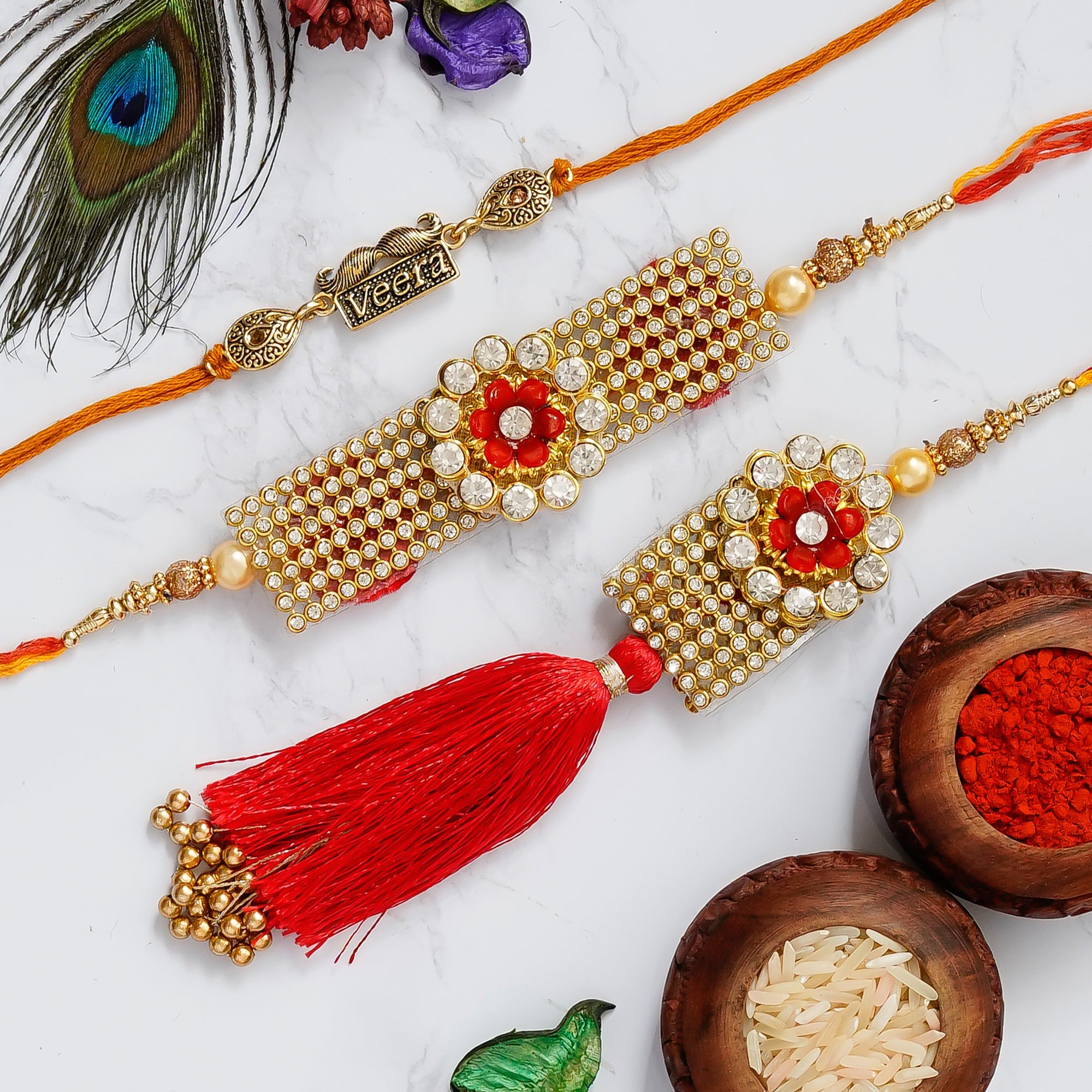Pack of 3 Rakhis Kafalo