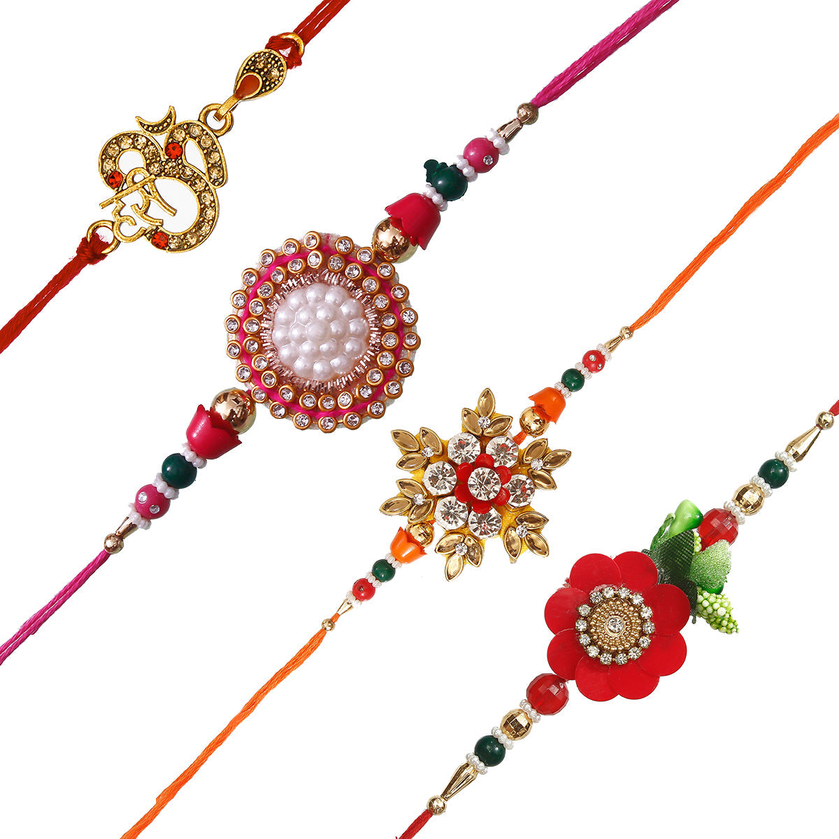 Pack of 4 Rakhis Kafalo