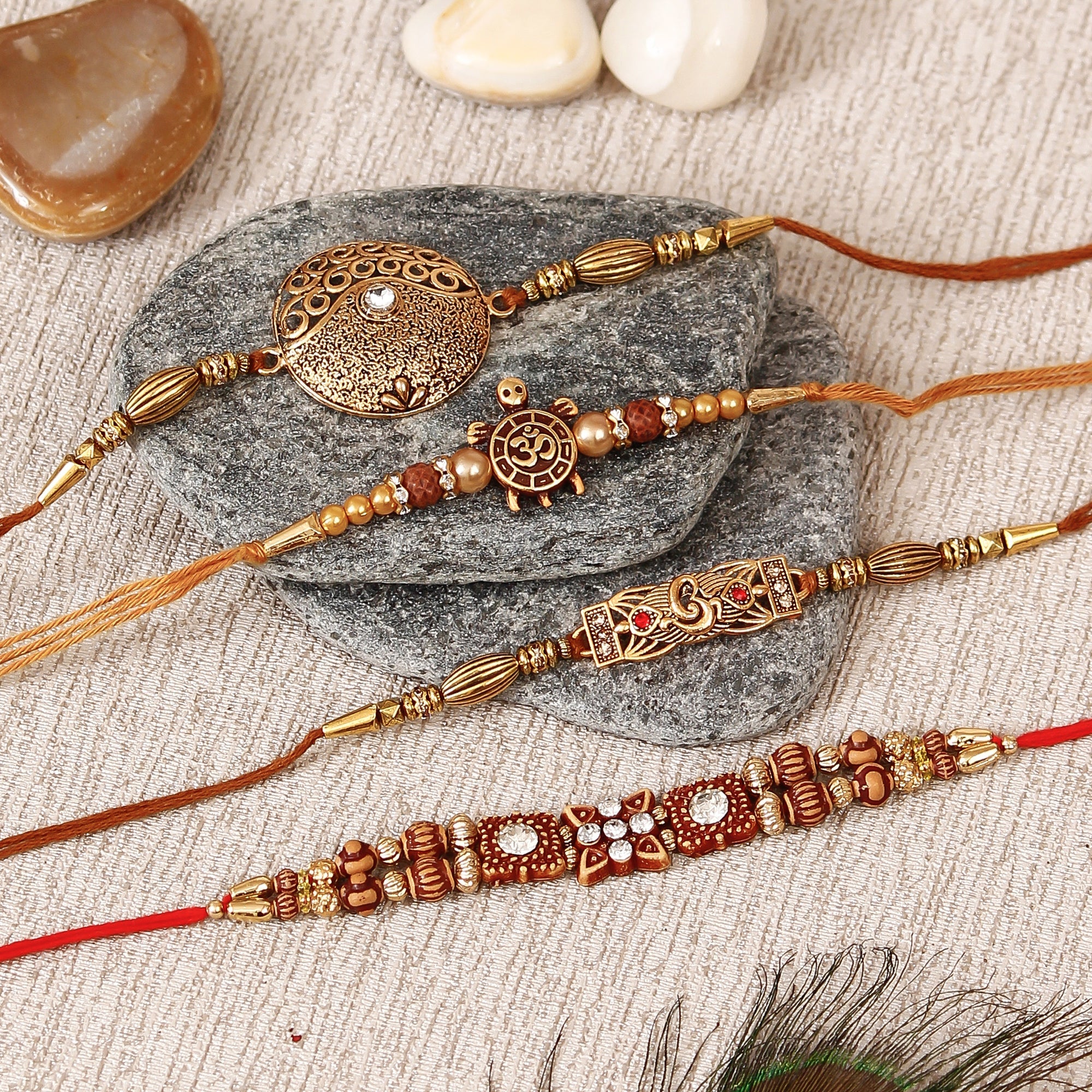 Pack of 4 Rakhis Kafalo
