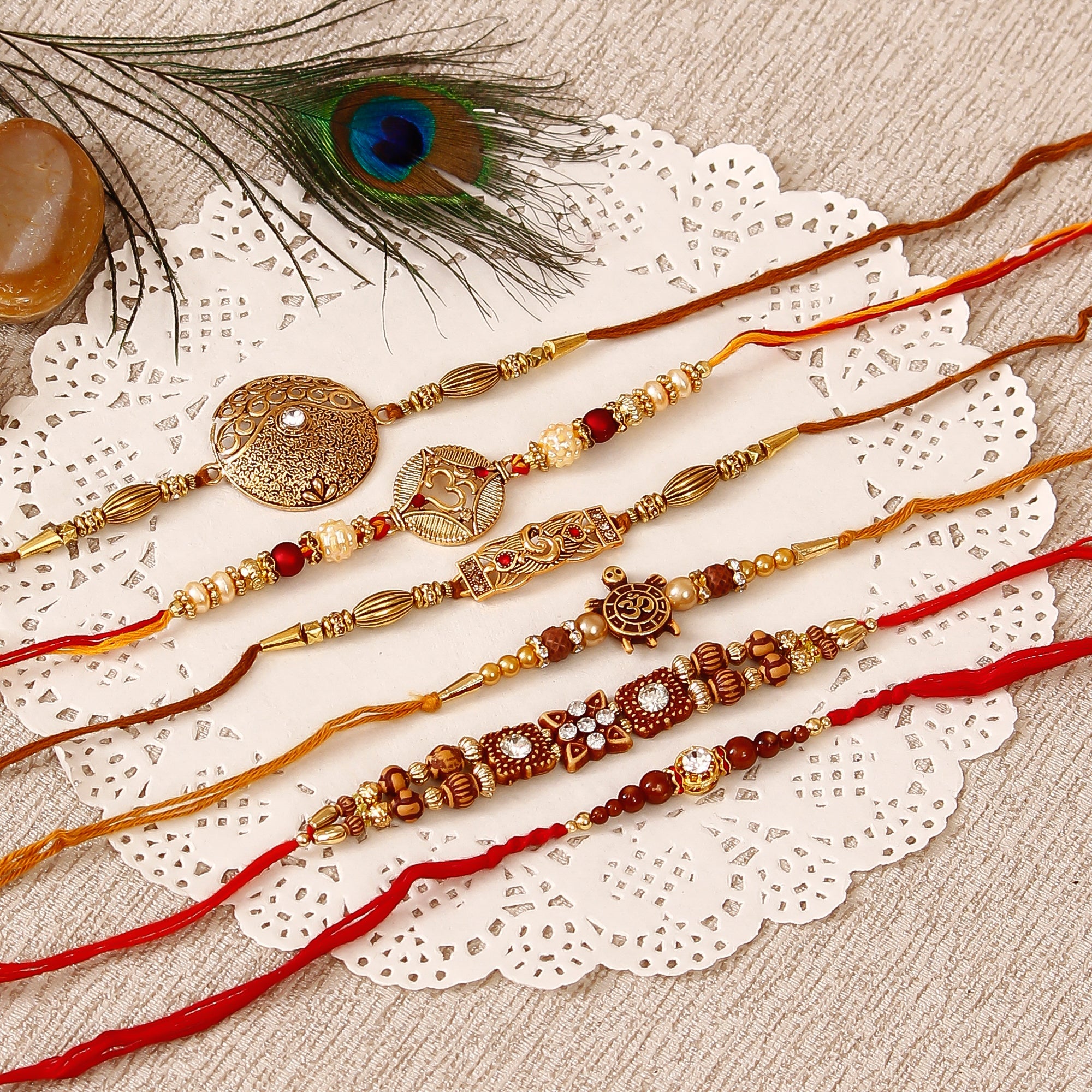 Pack of 6 Rakhis Kafalo
