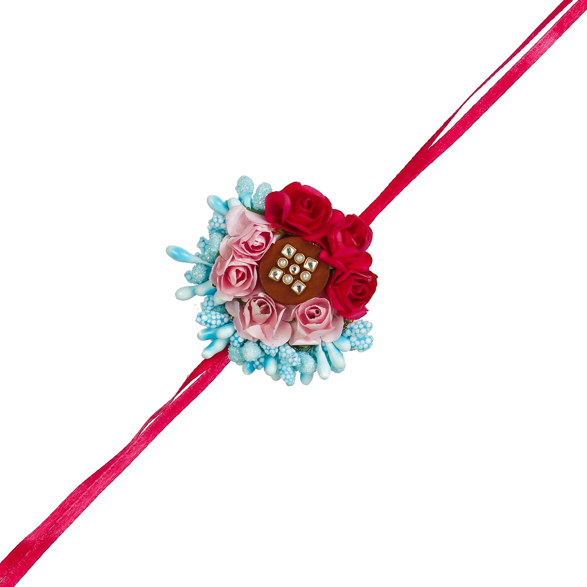 Designer Floral Rakhi Kafalo