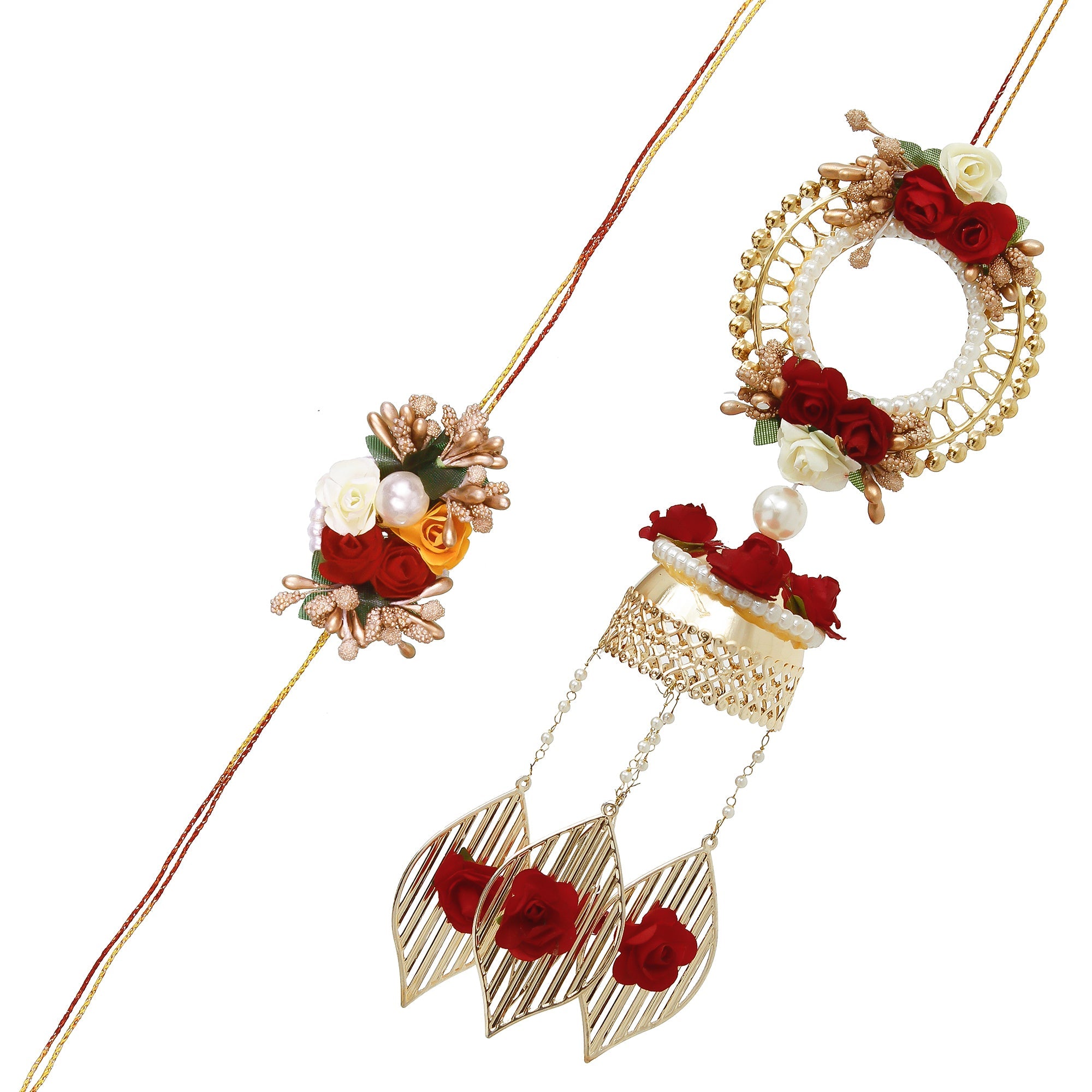Designer Handcrafted Bhaiya Bhabhi Rakhi Kafalo