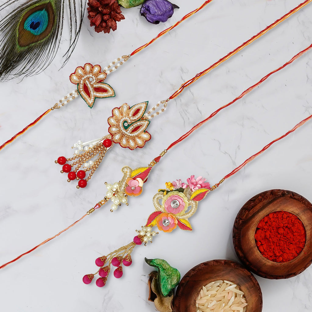 Pack of 4 Rakhis Kafalo