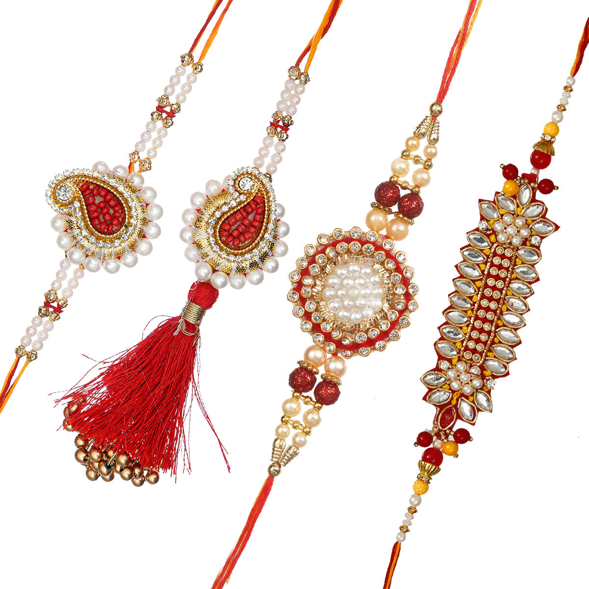 Pack of 4 Rakhis Kafalo