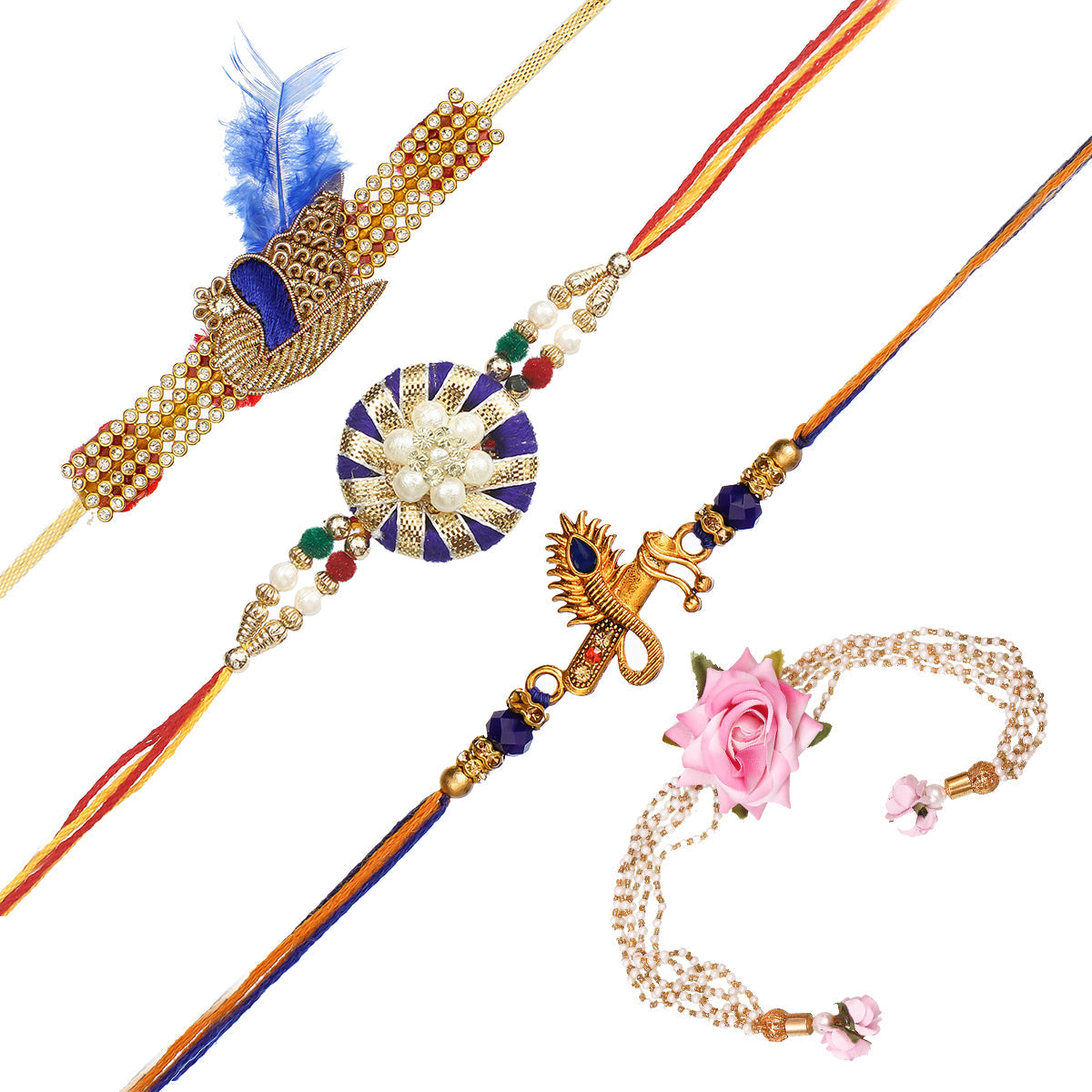 Pack of 5 Rakhis Kafalo