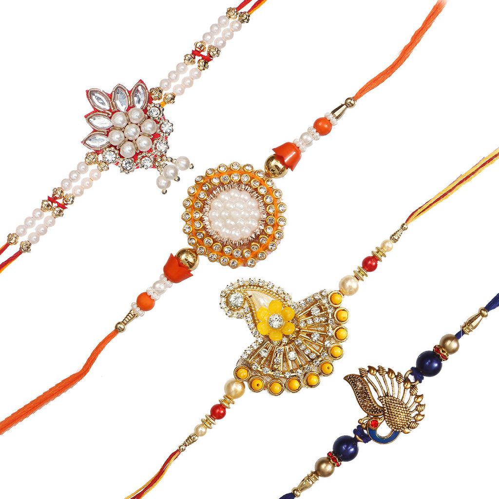 Pack of 4 Rakhis Kafalo