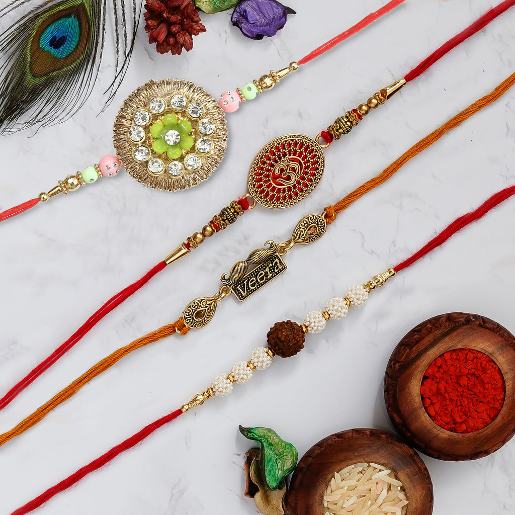 Pack of 4 Rakhis Kafalo