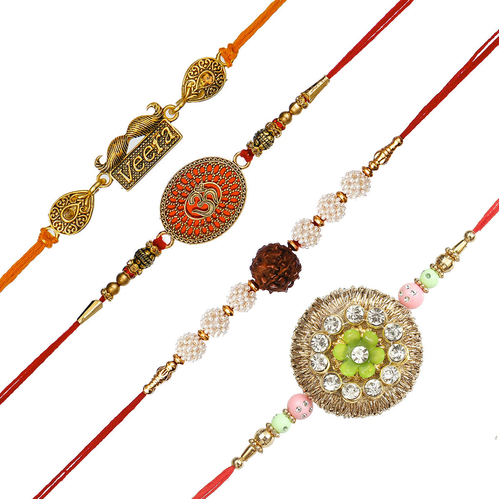 Pack of 4 Rakhis Kafalo