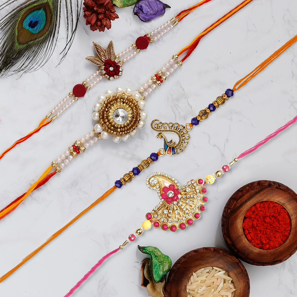 Pack of 4 Rakhis Kafalo