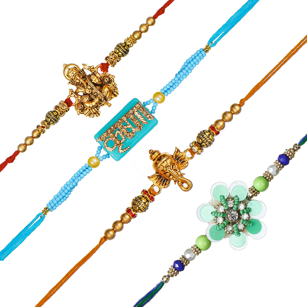Pack of 4 Rakhis Kafalo
