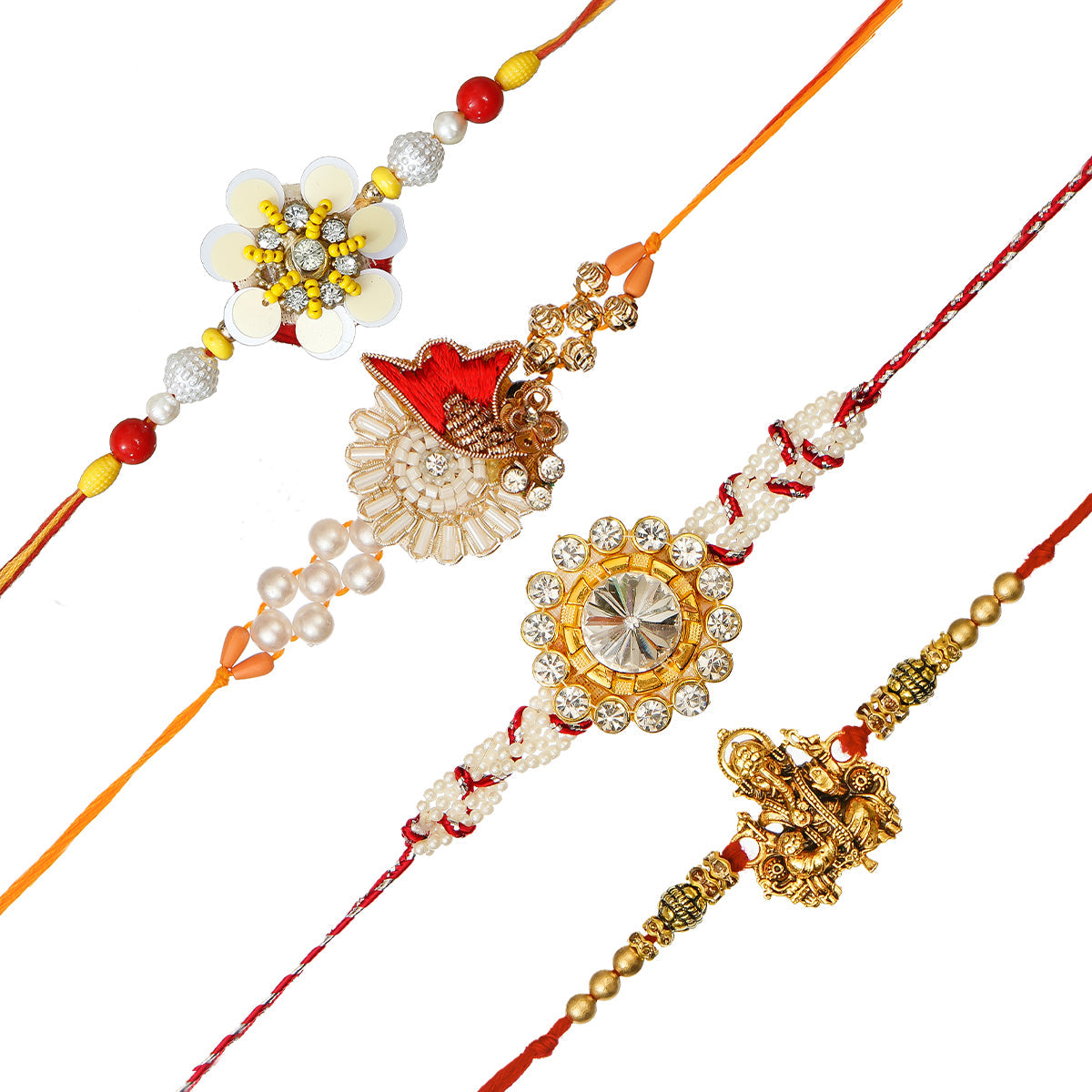Pack of 4 Rakhis Kafalo