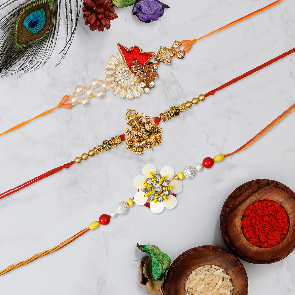Pack of 3 Rakhis Kafalo