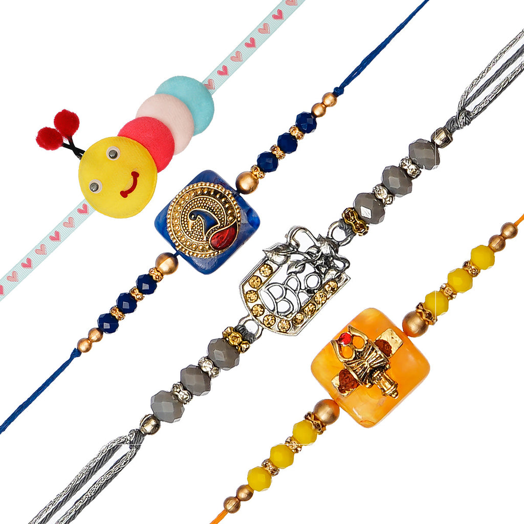 Pack of 4 Rakhis Kafalo