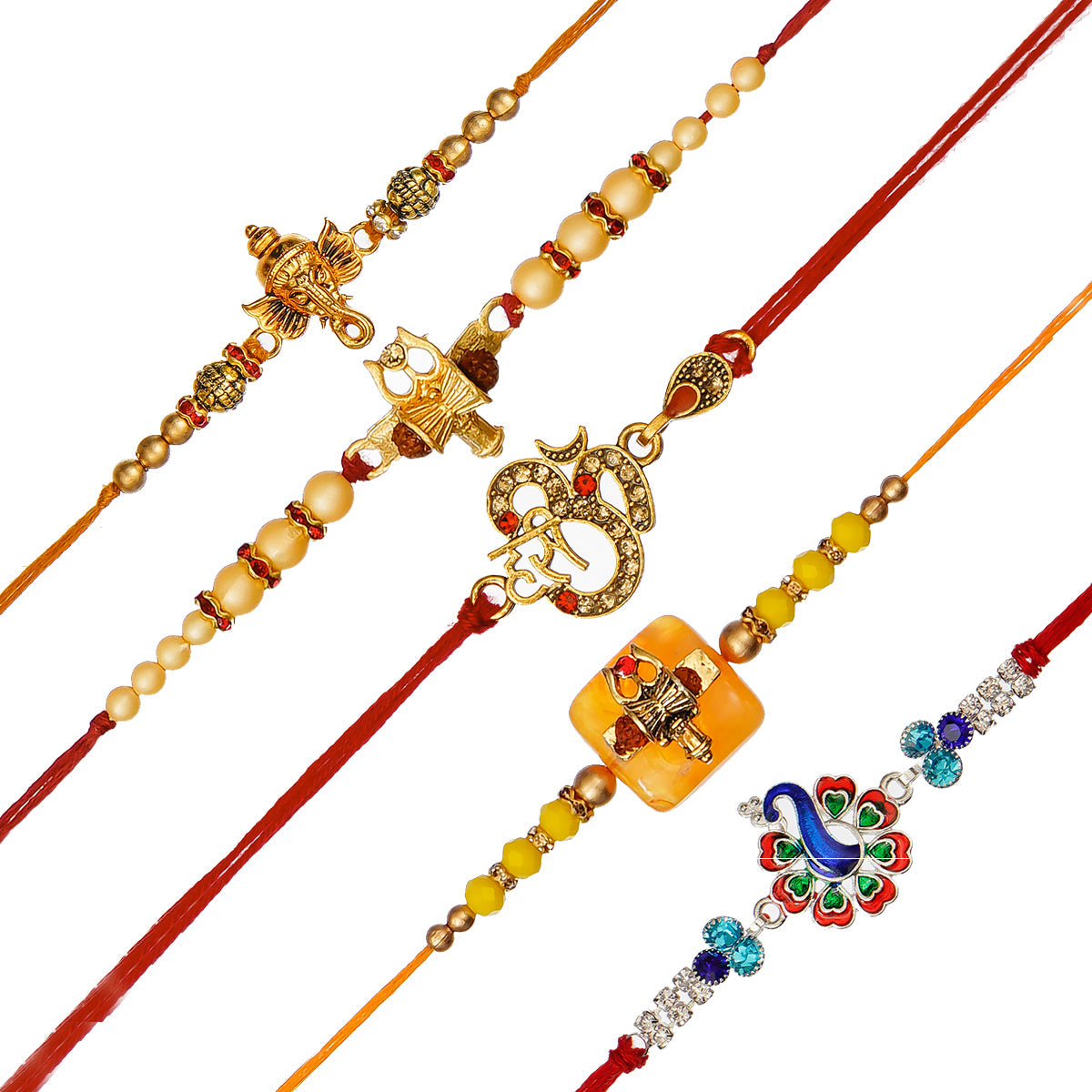 Pack of 5 Rakhis Kafalo