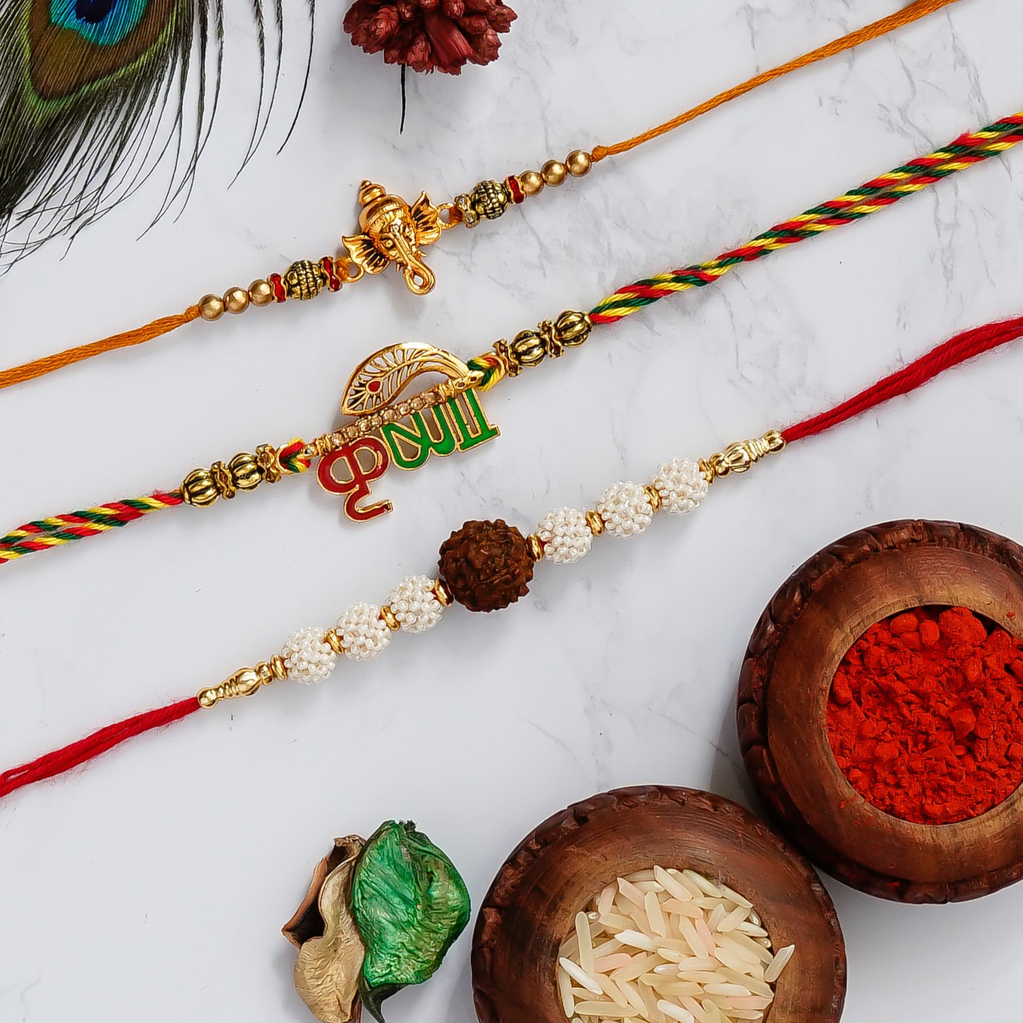 Pack of 3 Rakhis Kafalo