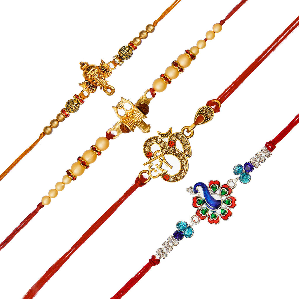 Pack of 4 Rakhis Kafalo