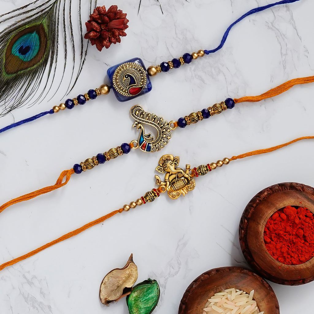 Pack of 3 Rakhis Kafalo