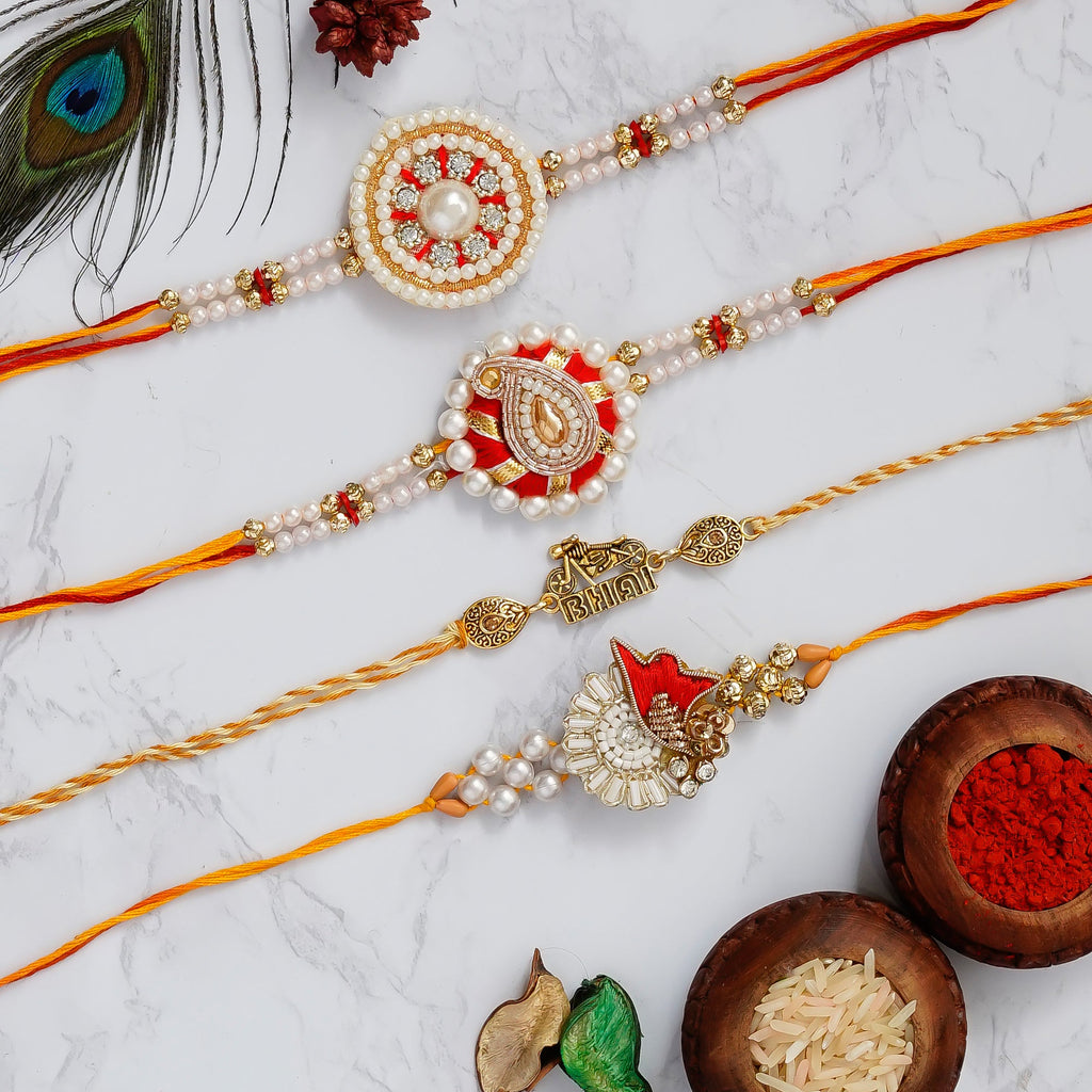 Pack of 4 Rakhis Kafalo