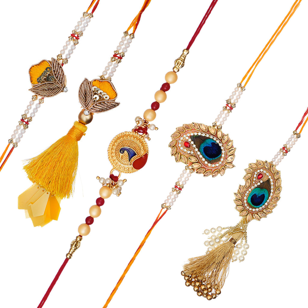 Pack of 5 Rakhis Kafalo