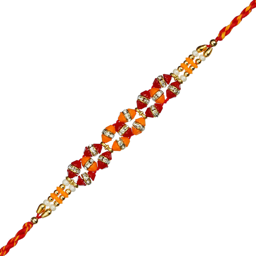 Designer Rakhi and Roli Chawal Pack Kafalo