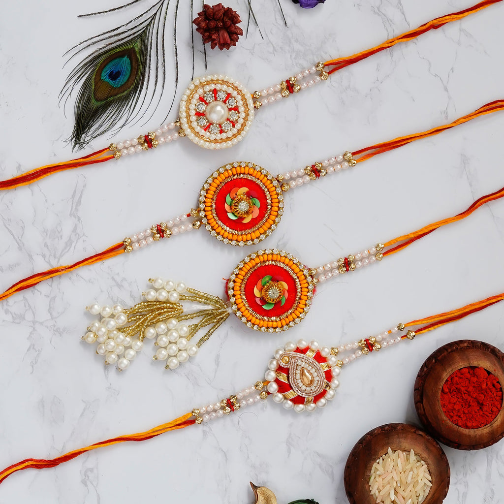 Pack of 4 Rakhis Kafalo
