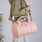 Travel Duffel Bag Pink Small 14x7 Inch Nestasia