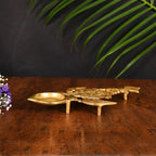 Brass Peacock Pooja Spoon (11 Inch) Vedansh Craft