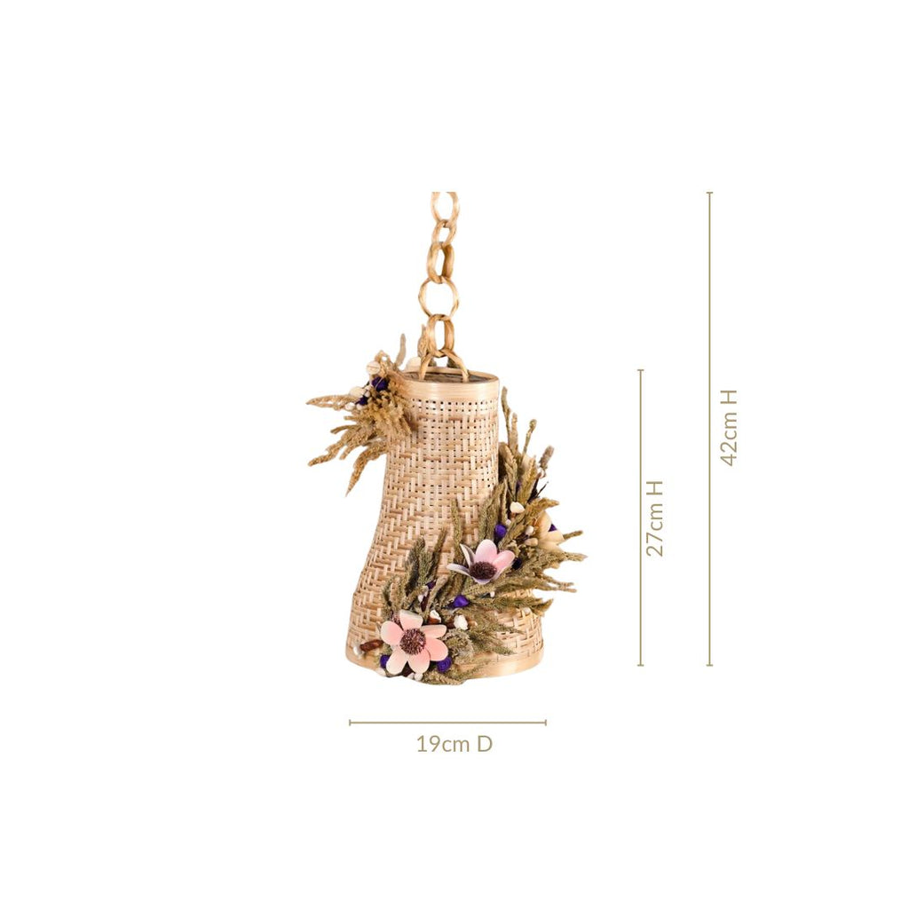 Lumina Eco Friendly Handmade Dried Floral Lantern Nestasia