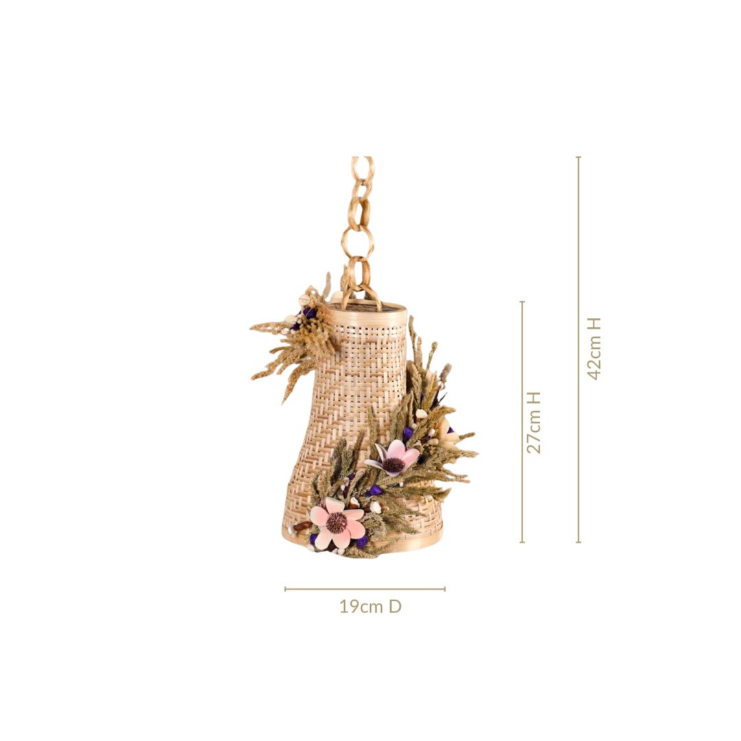 Lumina Eco Friendly Handmade Dried Floral Lantern Nestasia